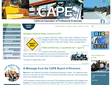 Tablet Screenshot of capeunion.org